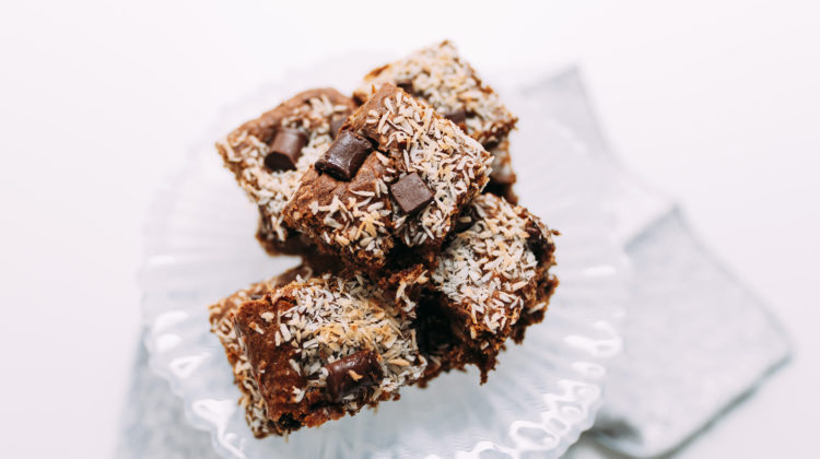 Banana Coconut Almond Butter Squares
