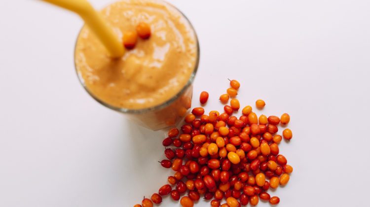 Yellow & Orange Fruit Morning Smoothie