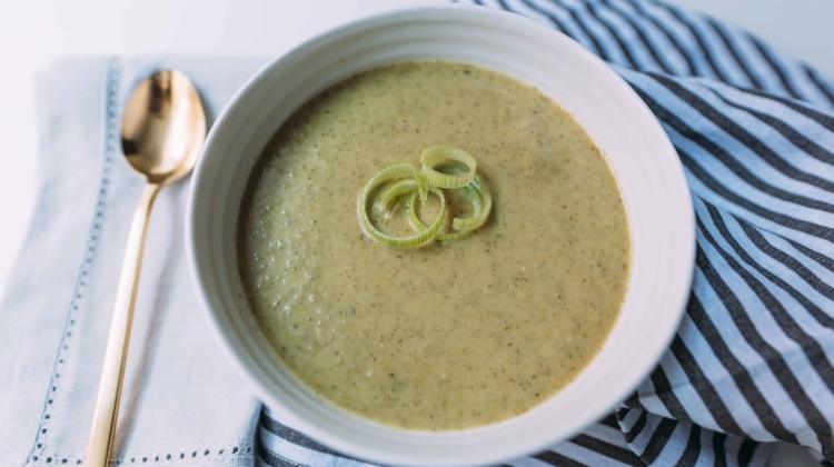 Broccoli Zucchini Leek Soup