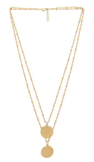 Double Coin Necklace