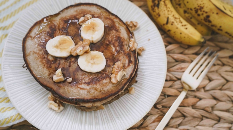 Fluffy Banana Gluten Free Pancakes