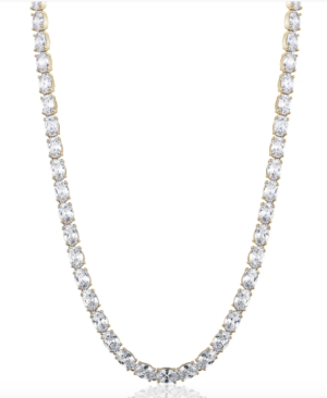 Oval Tennis Necklace