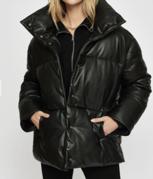 Dynamite Faux Leather Puffer