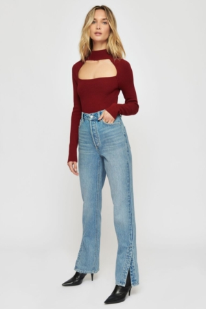 Gisele Straight Ultra High Waist Jeans
