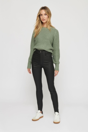 Kate Coated Ultra High Waist Skinny Jeans