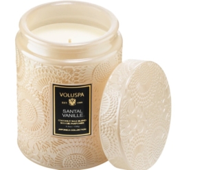 VOLUSPA Santal Vanille Glass Jar Candle