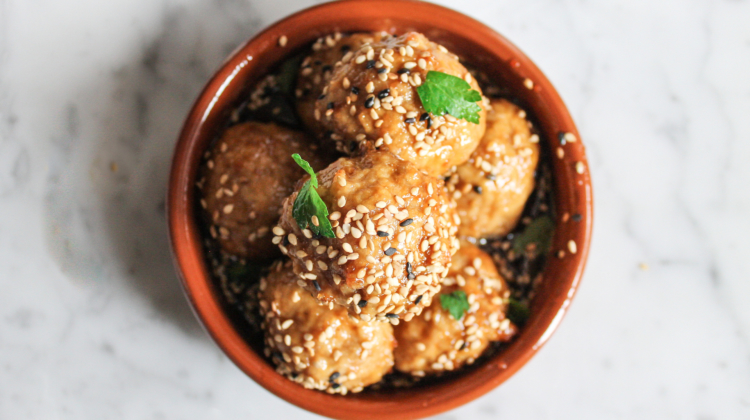 Asian Chicken Meatballs