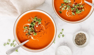 The Easiest Creamy Tomato Soup Ever