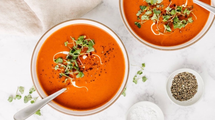 The Easiest Creamy Tomato Soup Ever