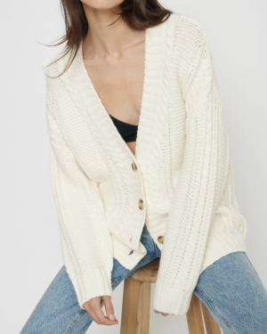 Dynamite Cable Knit Cardigan