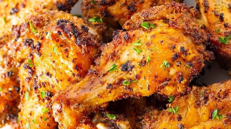 Lemon Pepper Baked Wings