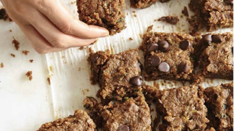 Flourless Zucchini Blondies