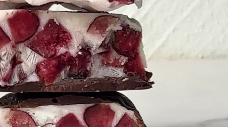Chocolate Cherry Yogurt Bites