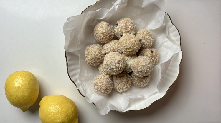Cashew Lemon Energy Balls