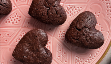 Collagen Fudgy Heart Brownies