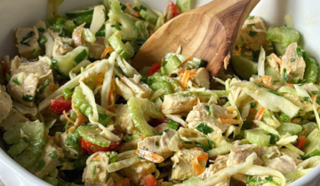 High Protein Summer Chopped Chicken Salad