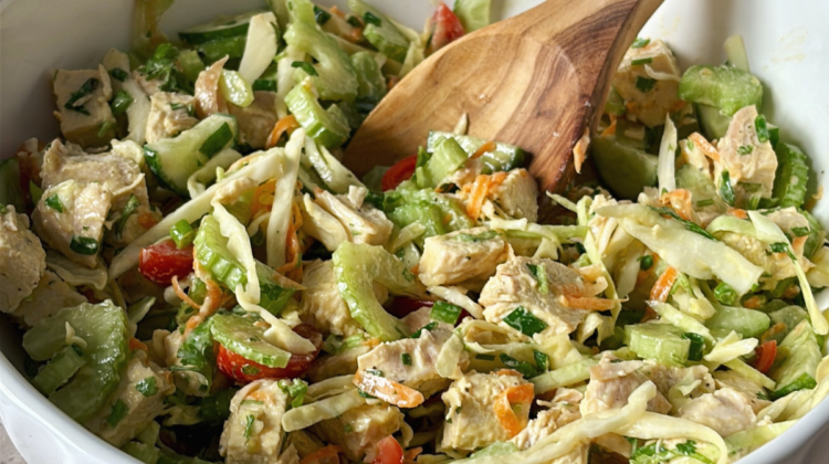 High Protein Summer Chopped Chicken Salad