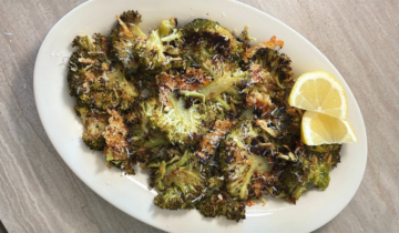 Crispy Smashed Broccoli with Parmesan